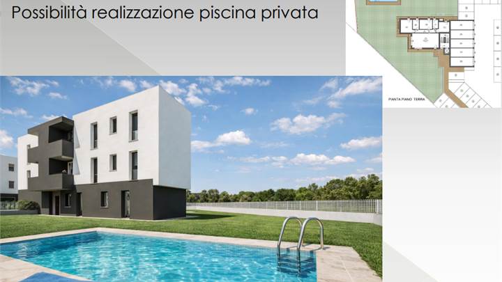 Nuovo 3 camere con Parco Esclusivo di 1.150 mq a San Vendemiano